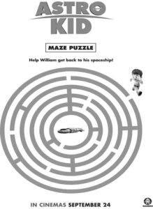 Astro Kids Maze Puzzle