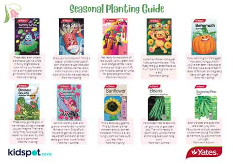 Yates seasonal planting guide
