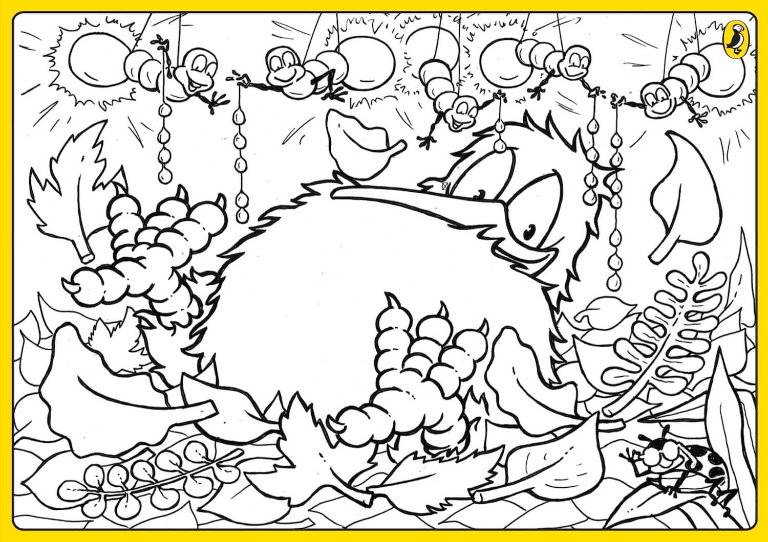 Little Kiwi Colouring Page