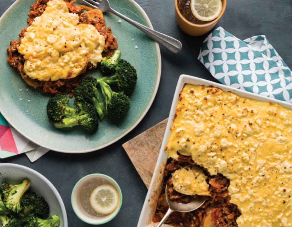 Cheesy Lamb Moussaka