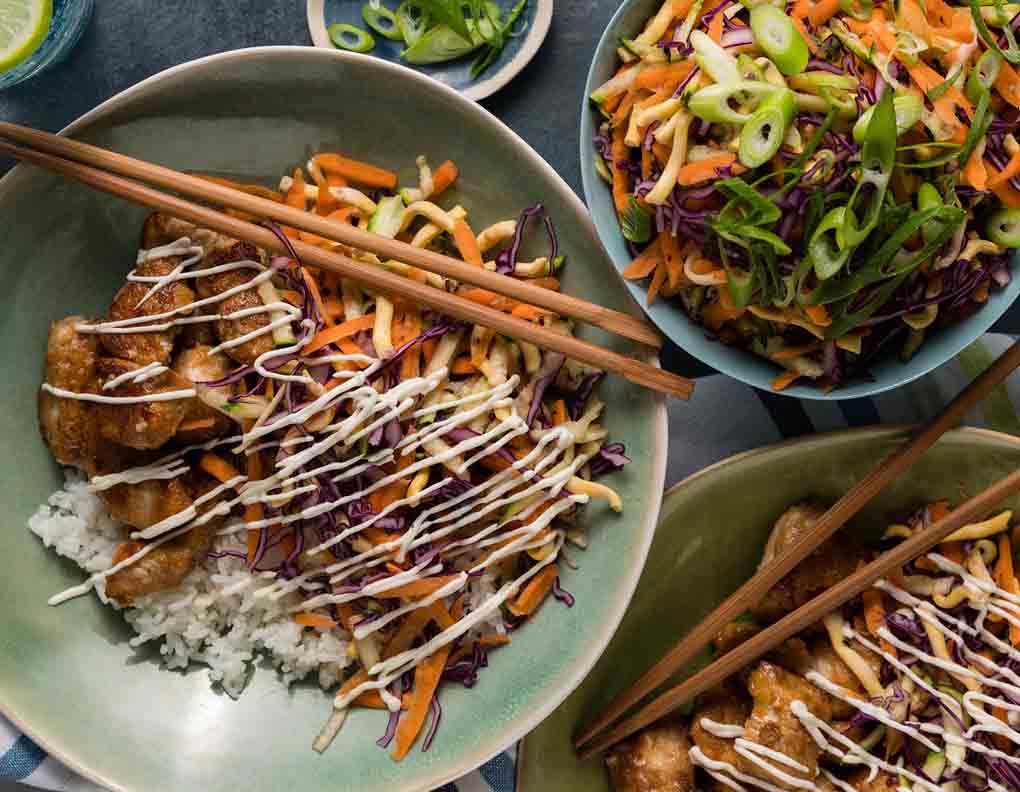 japanese chicken and slaw