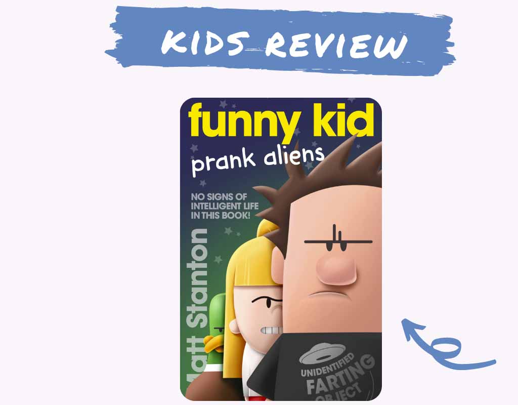 kids review funny kid prank alien