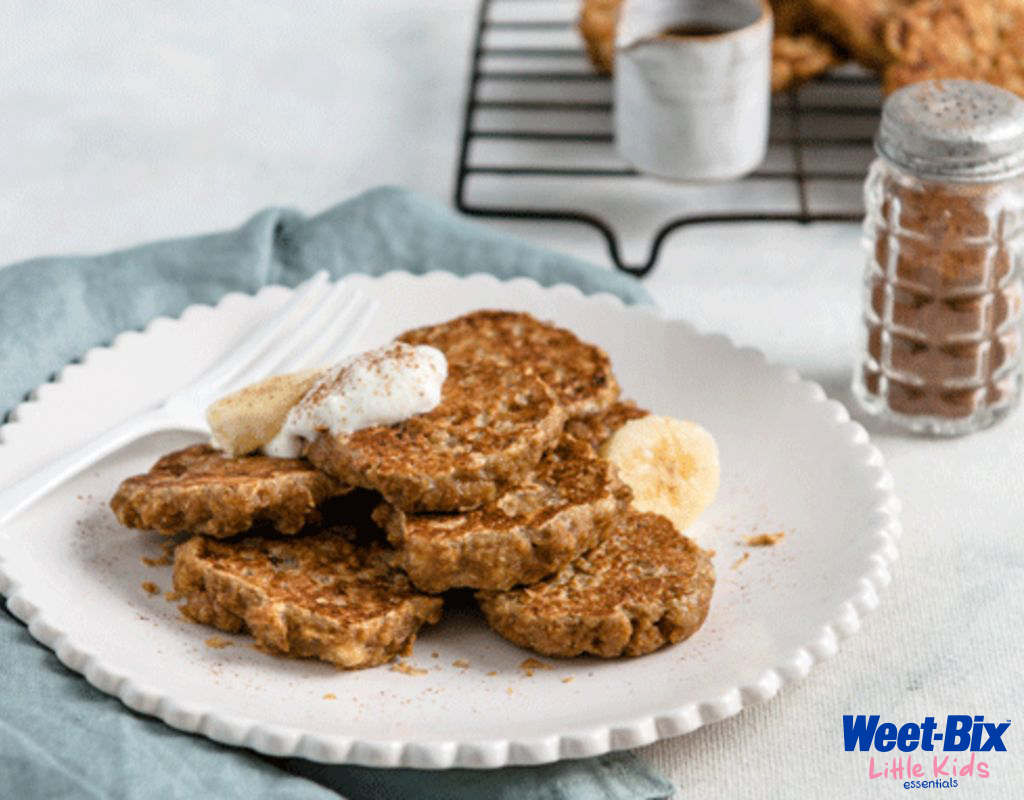 Banana and Weet-Bix Pikelets