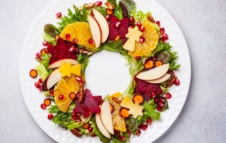 christmas wreath salad