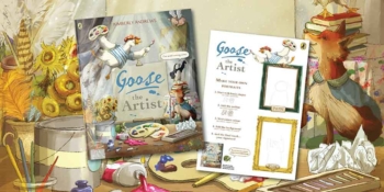 Goose the Artist - free printable