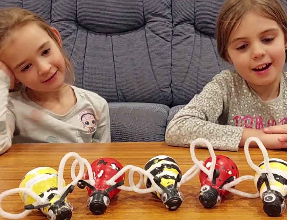 Paint & Create Glow In The Dark Light Bulb Insects