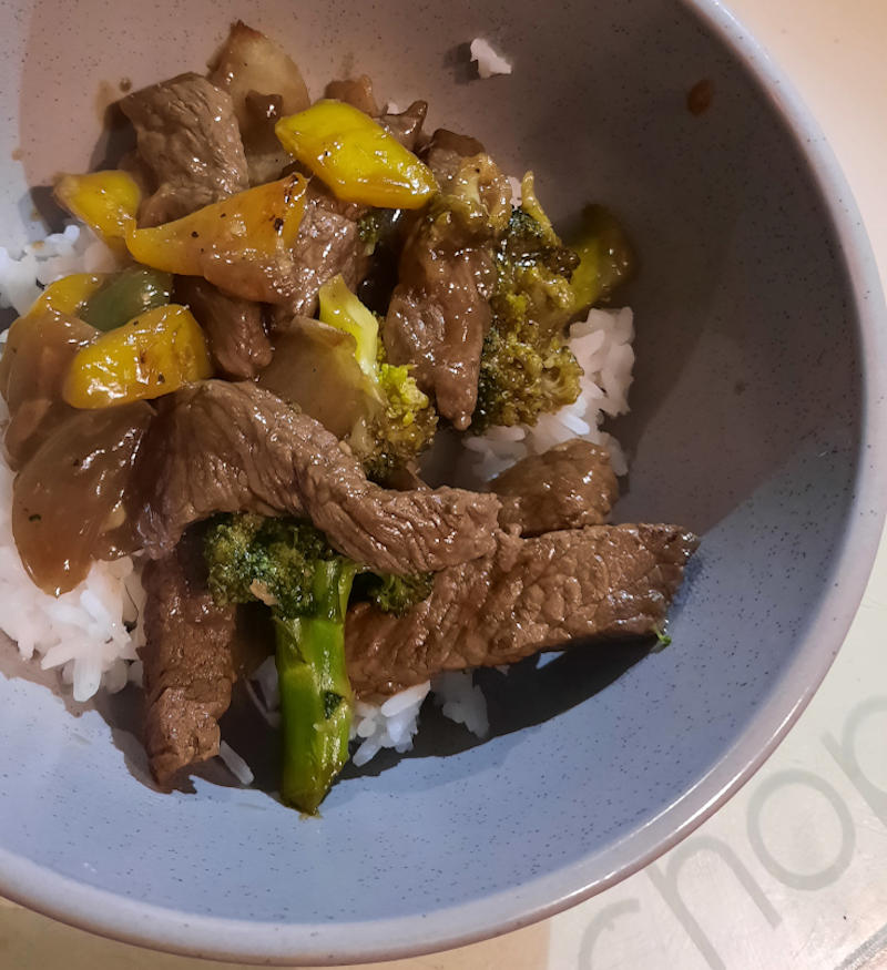 Easy teriyaki beef and vegetable stir fry