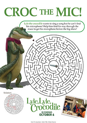 Lyle Lyle Crocodile activity