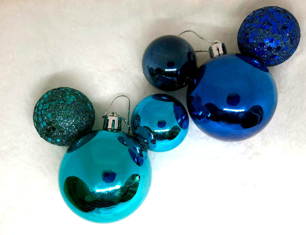 Mouse Christmas Baubles