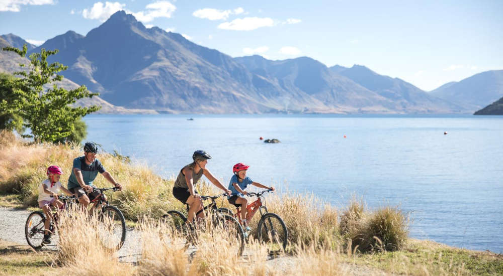 Cycling in Queenstown