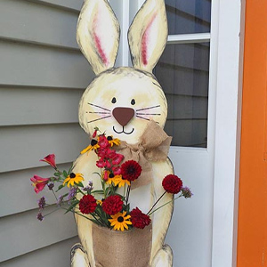 How to make your own large Easter bunny