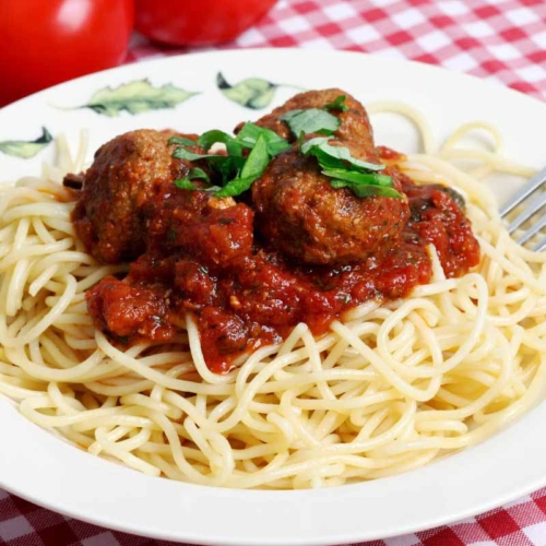 Spaghetti and meatballs Kidspot