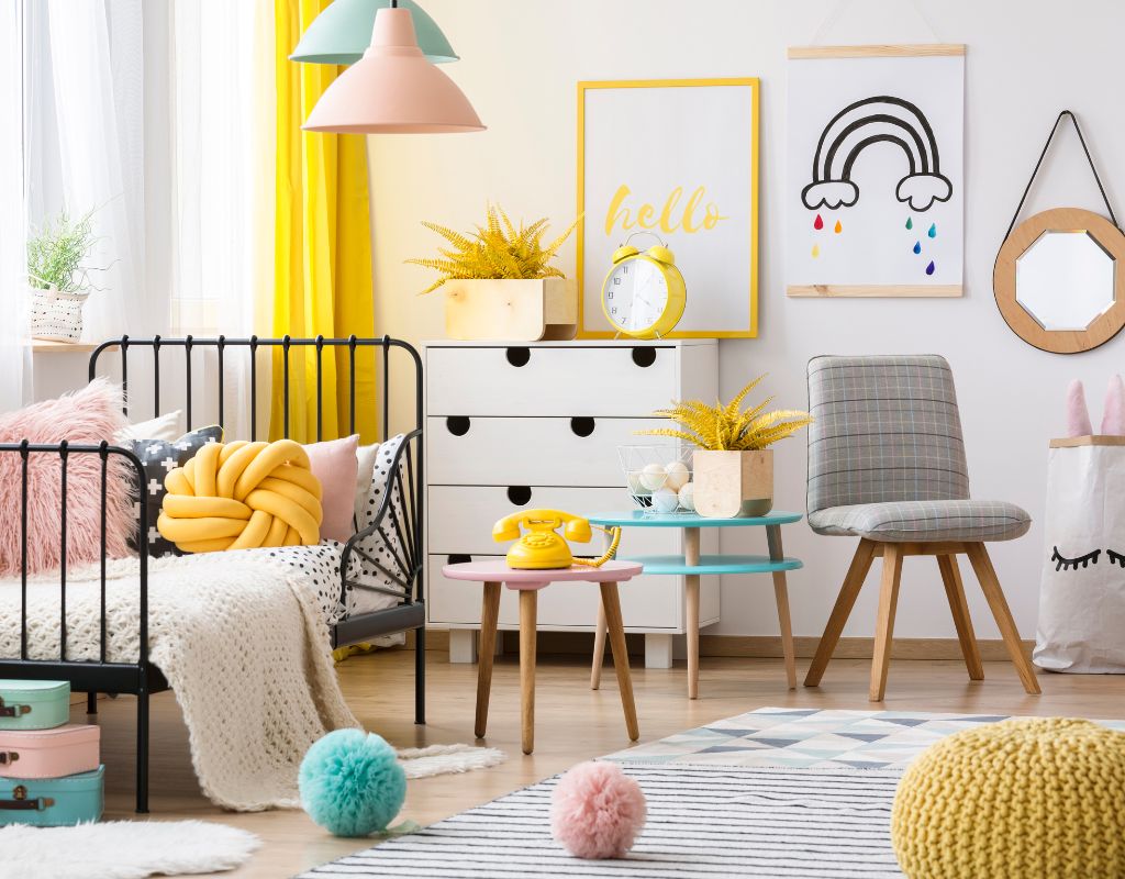 Colour inspiration for kids bedrooms