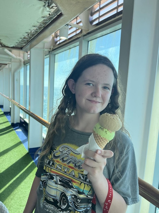 Ice-cream on the cruise