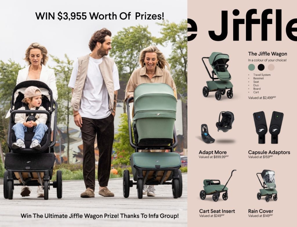 Be in to Win a Jiffle wagon® prize pack!