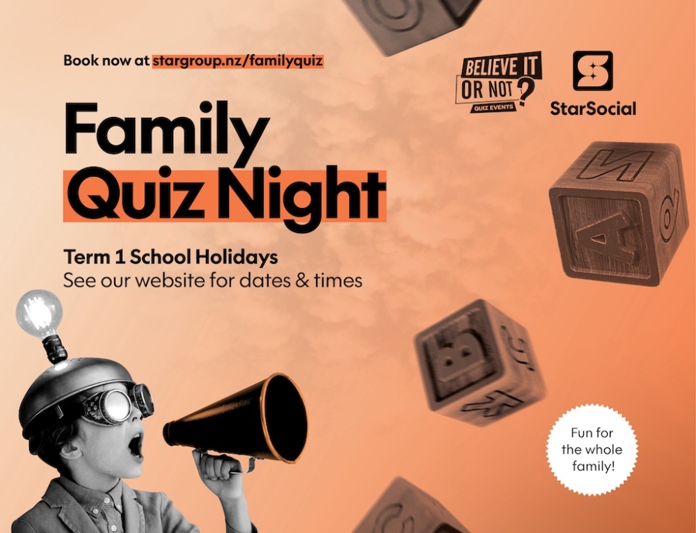 Family Quiz Night is back! Win 1 of 2 $150 Star Group vouchers!