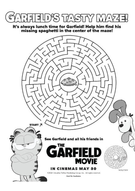 Garfield maze