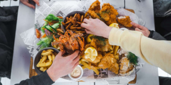 Fish and chips in Kaikōura