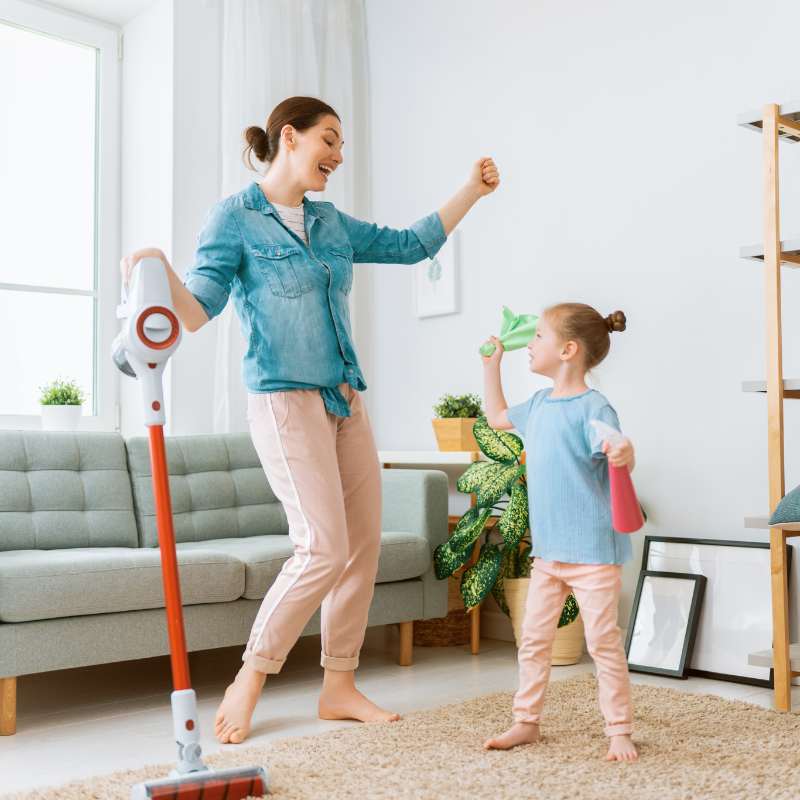 Cleaning games for kids