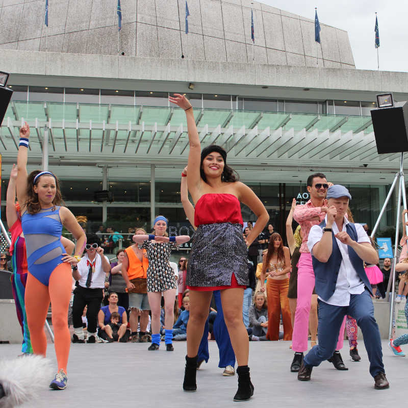 Spring in Aotea Square