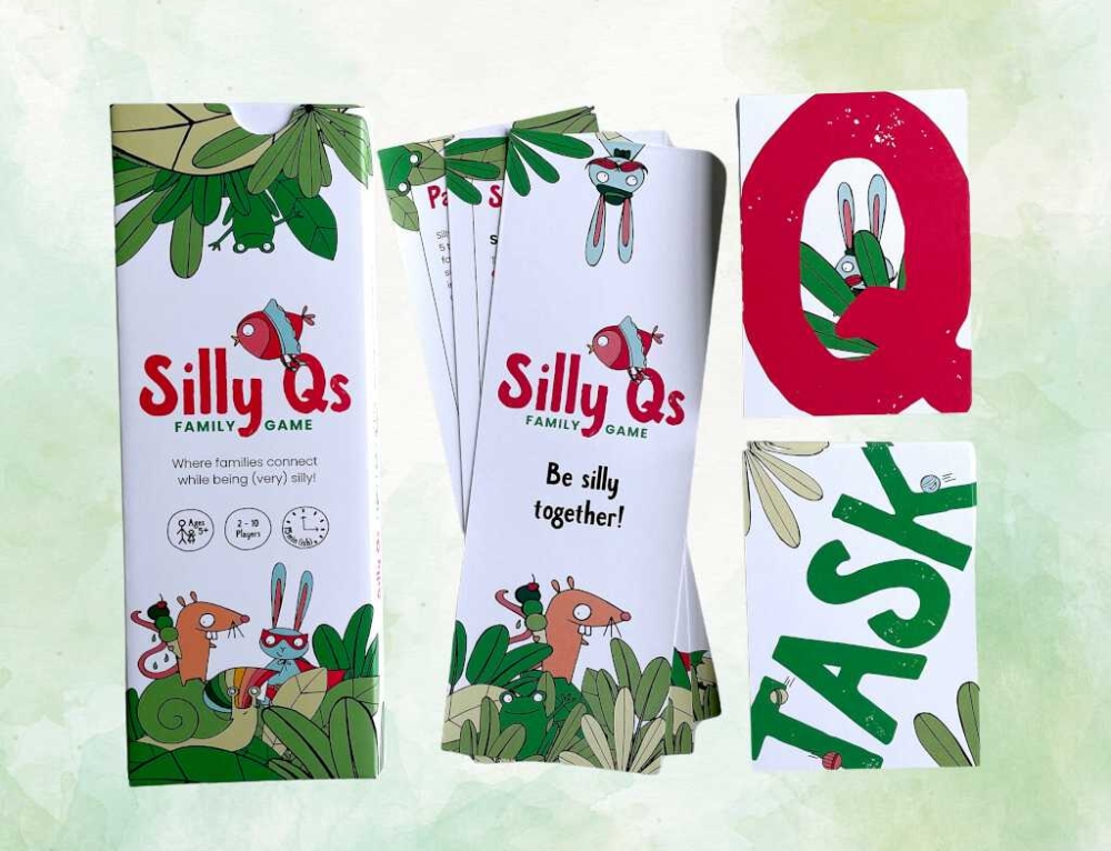 Win 1 of 3 Silly Qs card games