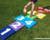 DIY hopscotch