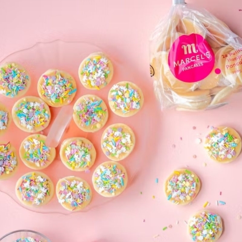 Fairy bread pancakes