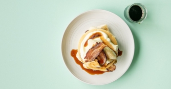 Traditional pancake breakfast