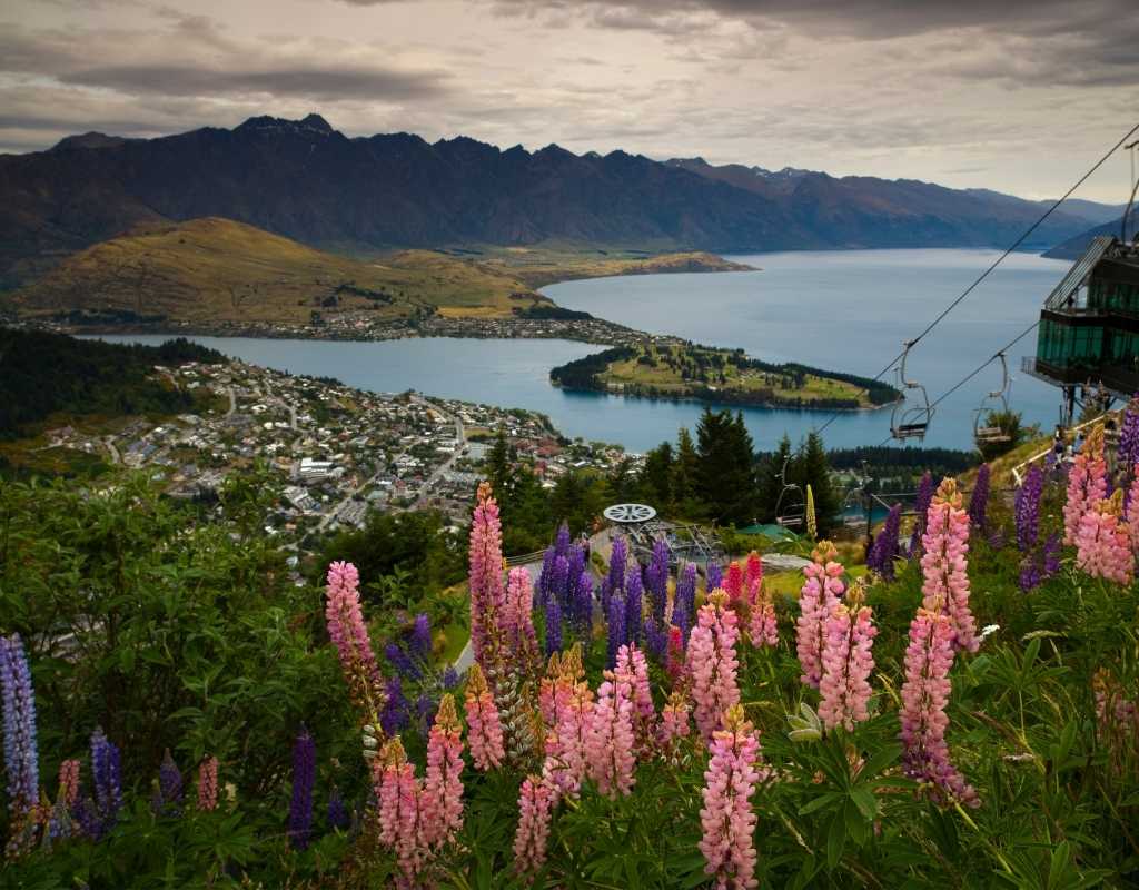 Queenstown skyline.
