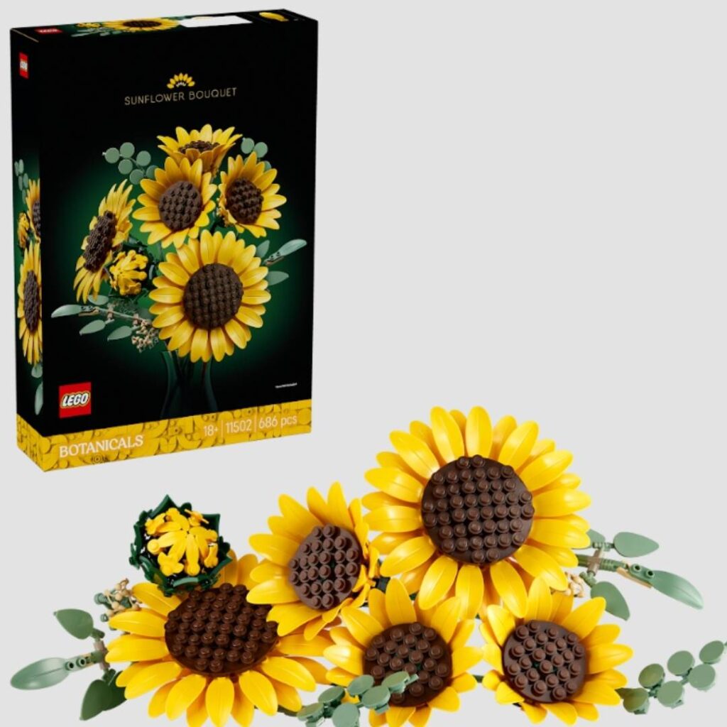 Lego sunflower bouquet.